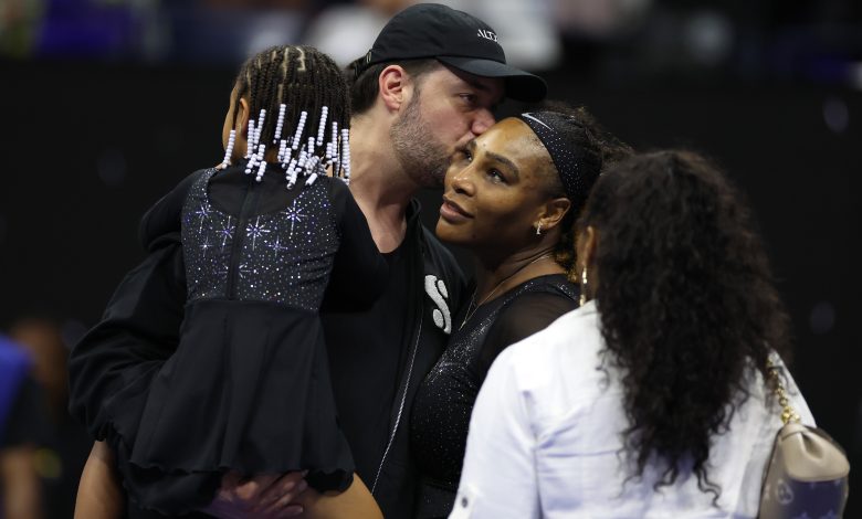 Alexis Ohanian with Serena Williams and daughter OlympiaLAPRESSE